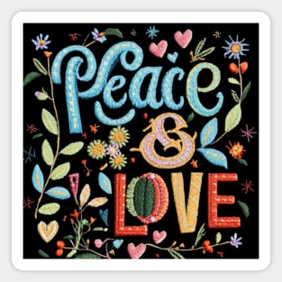 Peace & Love Magnet